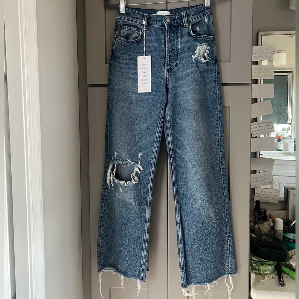 Boyish Denim NWT The Mikey High Rise Wide Leg in Short Circuit